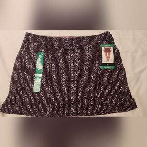 Purple and Pink Patterned Skort